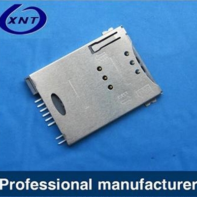 SIM card push type 6+2pin with CD