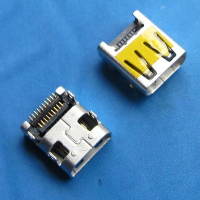 HDMI D TYPE Female SMT Housing DIP